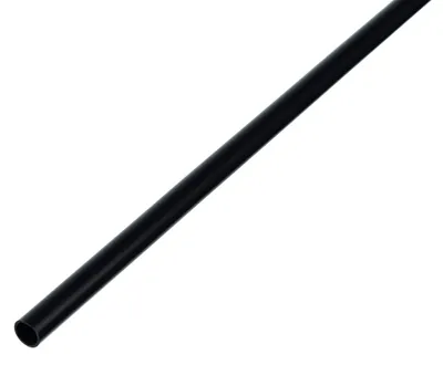 Rundrohr aus Kunststoff, schwarz, 1000 x 12 x 1 mm