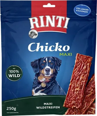 Produktbild von Rinti Chicko Maxi Wildstreifen 9 x 250 g