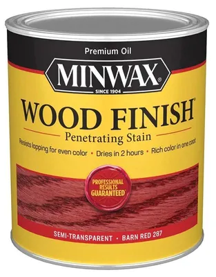 Produktbild von Ölbeize für Holz MINWAX Wood Finish 946 ml BARN RED – innen, schnelltrocknend 946ml BARN RED