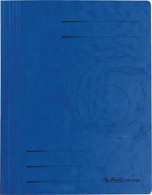 Produktbild von Schnellhefter A4 Karton 355g/qm blau Packung mit 25 Stück