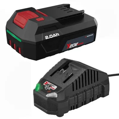 Produktbild von Parkside 20 V Akku PAP 202 A1 / 20 V Akku-Ladegerät PLG 20 C1