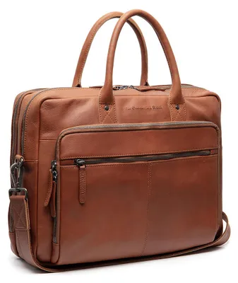Immagine prodotto di The Chesterfield Brand Pelle borsa da ufficio laptop bag con scomparto per laptop Tacama Leather Laptop Bag Cognac marrone
