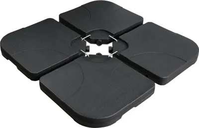 Produktbild von Sonnenschirmständer Schirmgewicht befüllbar 80 kg Ampelschirm Schirmständer