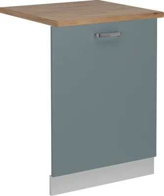 Produktbild von Geschirrspülblende Vicco R-Line Blau-Grau 60 cm , AP Eiche, Model 54983