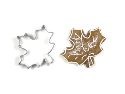 Produktbild von Edelstahl-Ausstecher - Ahornblatt   Material:: Edelstahl, Farbe:: Silber, Geschirrspülmaschine:: Ja