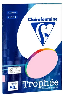 Produktbild von Clairefontaine Kopierpapier Trophee rosa DIN A4 - Normal/Kopierpapier - 80 g/m²