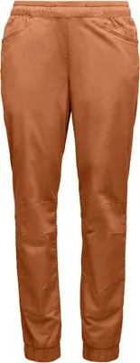 Braune Notion Pants von Black Diamond mit elastischem Bund und Bündchen am Beinabschluss