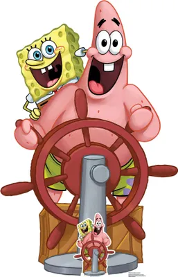 Obrázek produktu pro Spongebob a Patrick - Přátelé - kartonový stojan - 133x85 cm
