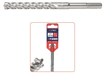 Productafbeelding van Rotec type "202" hamerboor, SDS+, Quattro-X, Ø 32,0 x 400 x 450 mm.