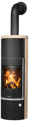 Produktbild von Justus | Kaminofen | Faro Aqua 2.0 | 8,5 kW | Stahl Schwarz, Sandstein