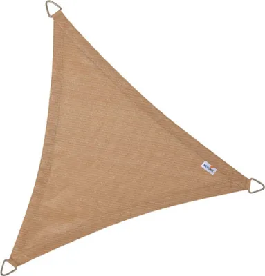 Produktbild von nesling Coolfit Sonnensegel (Dreieck 3,6m x 3,6m x 3,6m, Sand) Sonnenschutz, Wasser und Wind durchlässig, UV-beständig