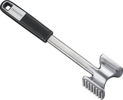 Image de Aplatisseur à viande en aluminium de 26 cm avec poignée antidérapante