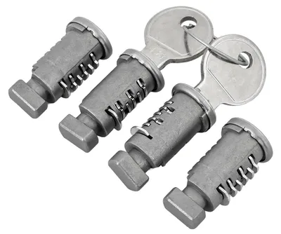Produktbild von Atera Schlosssatz für Giro / Nova / Strada /Genio 4 Schlösser+2 Schlüssel 083010