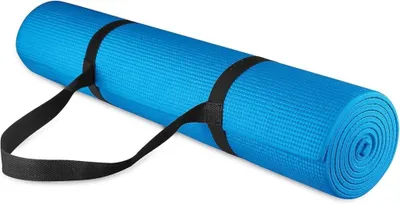 Produktbild von Schaumstoff-Yogamatte, rutschfest, 6 mm, grün, mit Tragegurt
