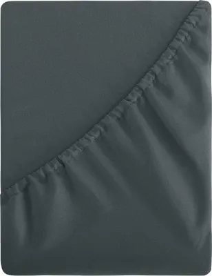 Image de Drap en microfibre doux 160 x 200 cm, anthracite
