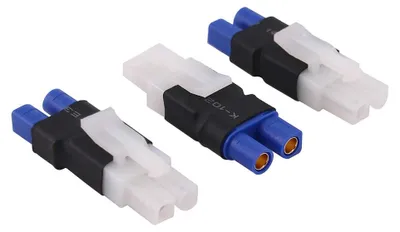 3er Set Tamiya-auf-EC3-Adapter, männlich/weiblich