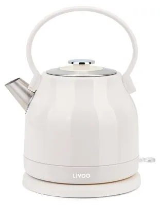 Retro Wasserkocher 1,5 l, 1850-2200 W, Edelstahl, 360°-Basis