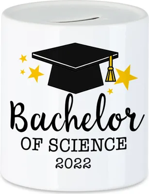 Produktbild von Bachelor of Science 2022 Spardose Abschluss Geschenk Studium Absolvent Bachelorabschluss Uni