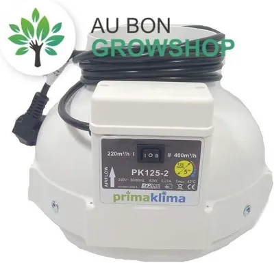 Productafbeelding van Afzuigventilator, 2 snelheidsstanden, 220 en 400 m³/u – Ø 125 mm