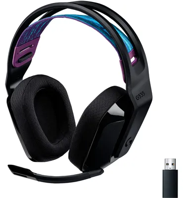 Obrázek produktu pro Logitech G G535, G535 Headset, Bezdrátový, Hraní, 20 - 20000 Hz, 236 g, Sluchátka s mikrofonem, Černá