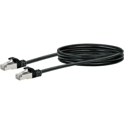 Produktbild von Schwaiger CKB6005 053, 0,5 m, Cat6, SF/UTP (S-FTP), RJ-45, RJ-45, Schwarz