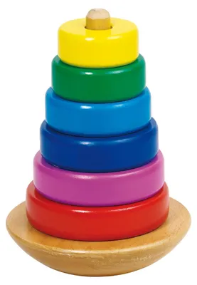Image de Goki Houten Stapeltoren Kleur, 8dlg.