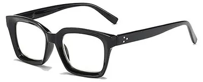 Zdjęcie produktu dla Okulary do czytania kwadratowe damskie męskie zawias sprężynowy