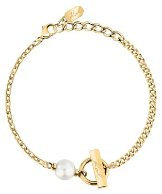 Zdjęcie produktu dla Karl Lagerfeld – KLAYR13 – bransoletka – damska – PEARL – 17+3 cm