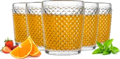 Produktbild von 6 Trinkgläser 300ml Wassergläser Saftgläser Cocktailgläser Longdrinkgläser