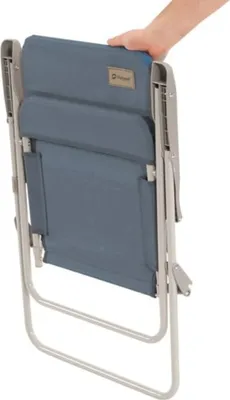 Obrázok produktu pre Outwell Blackpool, 120 kg, Kempingová stolička, 2 noha/nohy, 3,3 kg, PVC, Textil, Polyester, Modrá