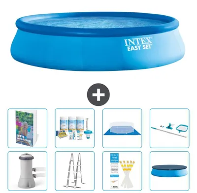Zdjęcie produktu dla Basen Easy Set Rund - 457x107 cm - zestaw 7-częściowy S615