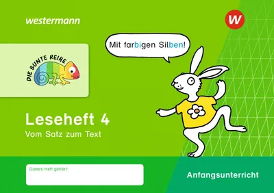 Produktbild von DIE BUNTE REIHE - Deutsch. Leseheft 4 - Silbenausgabe
