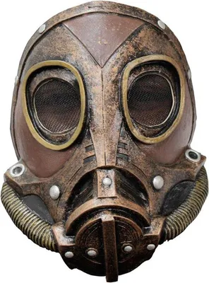 Obrázok produktu pre Steampunková maska – doplnok k kostýmu – párty kostým – ručne maľovaná – 19 cm – farebná