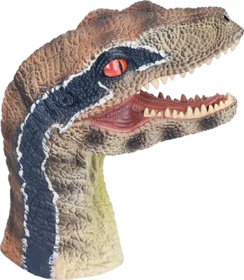 Produktbild von Lebensechte Dinosaurier-Handpuppe, beweglicher Kopf, interaktives Kinderspielzeug