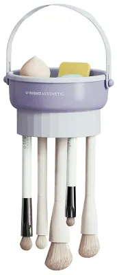Produktbild von Make-up Pinselreiniger Silikon 3-in-1, faltbar, für Reinigung und Trocknung