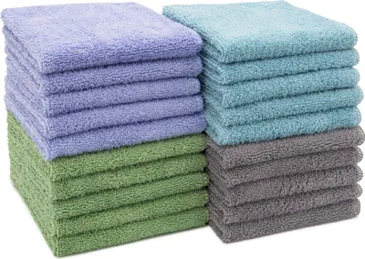 Produktbild von Reinigungstücher/Microfasertücher, 30x30 cm, 80% Polyester 20% Polyamid, saugstark, bunt