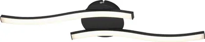 Zdjęcie produktu dla Lampa sufitowa LED Lampa sufitowa 2-punktowa 12 W 3000K Czarny Metal Briloner