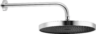 Immagine prodotto di kielle Oudee - Soffione doccia 260, 1 getto, braccio doccia 350 mm, cromato/nero 20102SE0