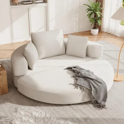 Produktbild von Sofa, Multifunktionales Freistehendes Klappsofabett – Bett mit Kissen (173 x 176 cm), für Wohnzimmer
