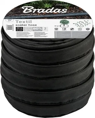 Produktbild von Gartenschlauch Perlschlauch 30m SOAKER TEXTIL HOSE Bradas