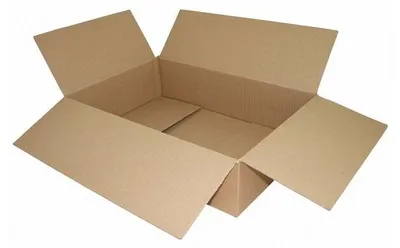 Produktbild von 1x Faltkarton  600x400x160mm (Außenmaß) 1-wellig Dickwelle braun