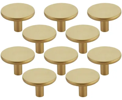 Produktbild von SOTECH Möbelknopf SW169 Gold Schrankknopf – Ø 40 mm, Goldoptik (10 Stück)