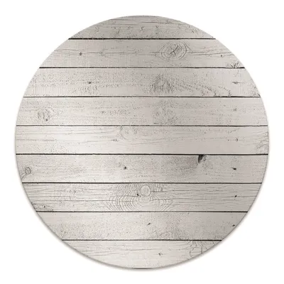 Produktbild von Rundmatte - Stuhlunterlage Bürostuhlunterlage - Rund Ø 100 cm - Bodenmatte - Fußmatte - Holzbretter