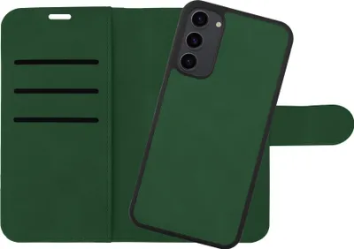 Image de Cazy Coque compatible avec Samsung Galaxy A14 (4G/5G) Coque avec Porte-cartes - Bookcase Premium 2-en-1 Amovible - Vert