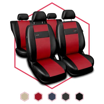 Immagine prodotto di Coprisedili auto Coprisedili universali Coprisedili auto per Fiat Sedici Rosso