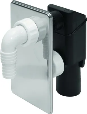 A close-up studio shot of a plumbing fitting.