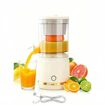 Produktbild von Elektrischer Entsafter, USB Zitruspresse, Saftpresser, Obst Und Gemüse Entsafter, 400 ml