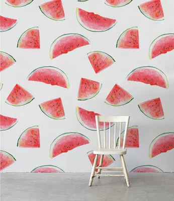 Produktbild von Coloray Fototapete 290x290 cm Latextapete Magicstick - Wassermelone