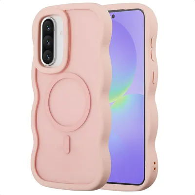 Immagine prodotto di Selencia Wavy Backcover con MagSafe Samsung Galaxy A36 / A56 - Soft Pink