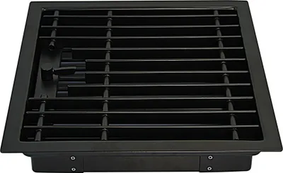 Produktbild von Lüftungsgitter Deckengitter DG 2323 S Schwarz 230 x 230 mm Zuluft Abluftgitter